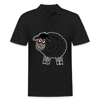 Goth Mouton Gothique - Polo Homme - noir - Devant - Kai (181cm)