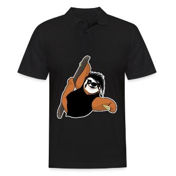 Goth Paresseux Gothique - Polo Homme - noir - Devant - Kai (181cm)