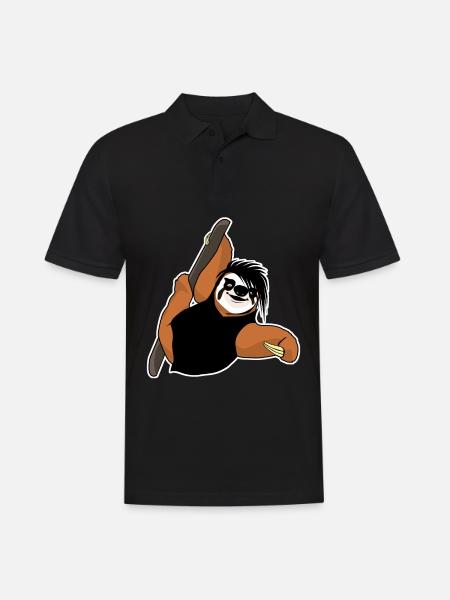 Goth Sloth Gothic - Men's Polo Shirt - black
