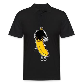 Goth Banane Gothique Occulte Grunge - Polo Homme - noir - Devant - Kai (181cm)
