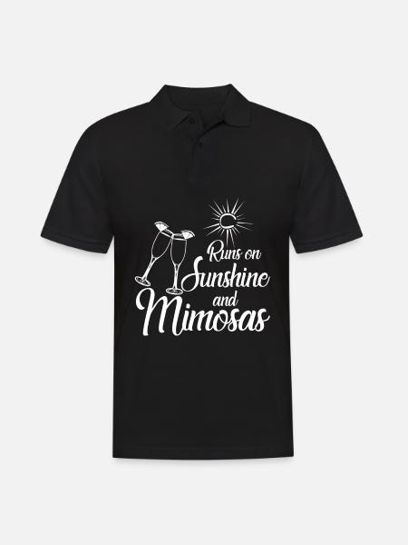Mimosa Brunch Mimosas - Men's Polo Shirt - black