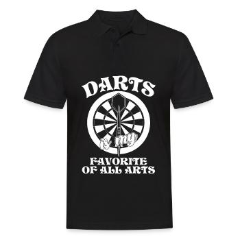 Jeu de fléchettes Jeu de fléchettes Joueur de fléchettes - Polo Homme - noir - Devant - Kai (181cm)