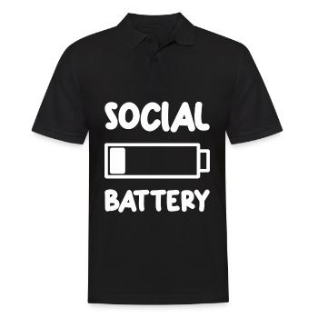 Autismus Autistisch Autistisch - Männer Poloshirt - Schwarz - Vorne - Kai (181cm)