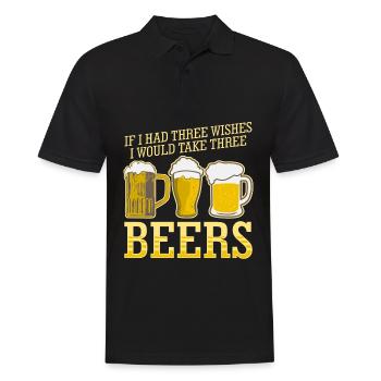 Bière Home Brasserie Brassage de bière artisanale - Polo Homme - noir - Devant - Kai (181cm)
