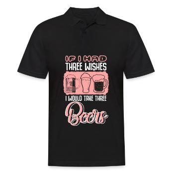 Bière artisanale Brasserie à domicile Brassage de bière - Polo Homme - noir - Devant - Kai (181cm)