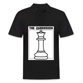 Chess Queen Chess Board Chess Player - Männer Poloshirt - Schwarz - Vorne - Kai (181cm)