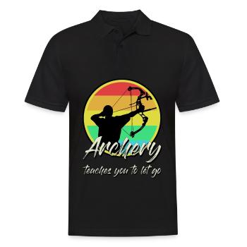 Tir à l’arc Tir à l’arc - Polo Homme - noir - Devant - Kai (181cm)