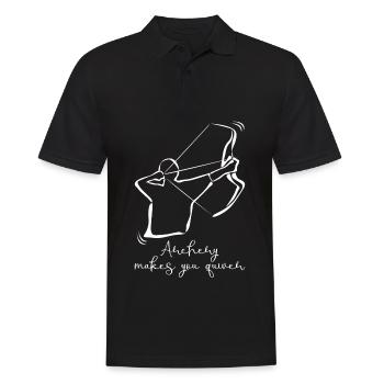 Tir à l’arc Carquois Tir à l’arc Tir à l’arc - Polo Homme - noir - Devant - Kai (181cm)