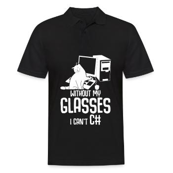 Programmer Computer Science Admin - Männer Poloshirt - Schwarz - Vorne - Kai (181cm)