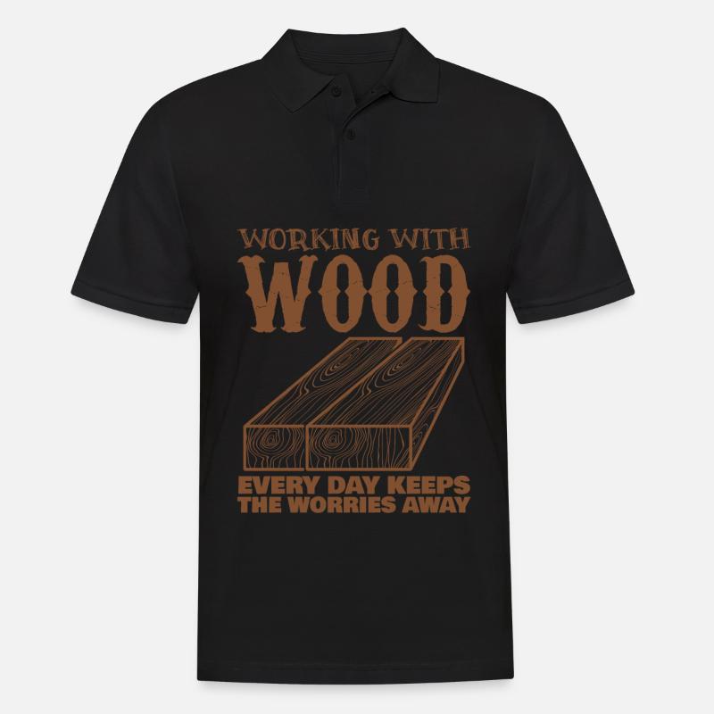 Carpenter - Männer Poloshirt - Schwarz
