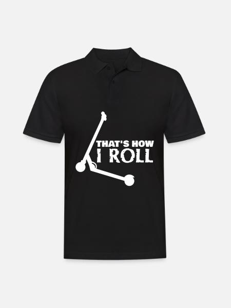 Kick Scooter Scooter - Men's Polo Shirt - black