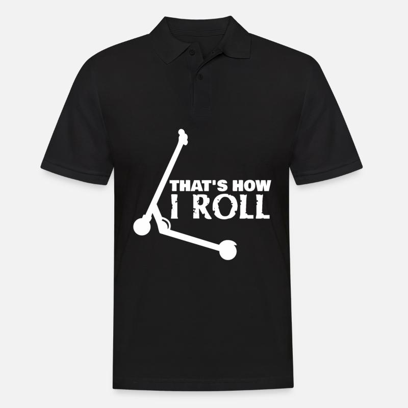 Kick Scooter Scooter - Polo Homme - noir
