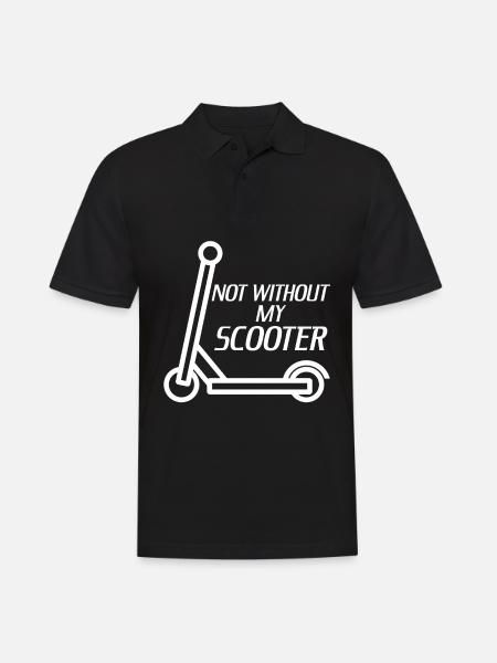 Kick Scooter Rider - Men's Polo Shirt - black