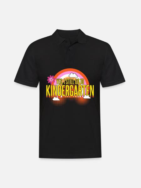 Kindergarten Nursery School - Men's Polo Shirt - black