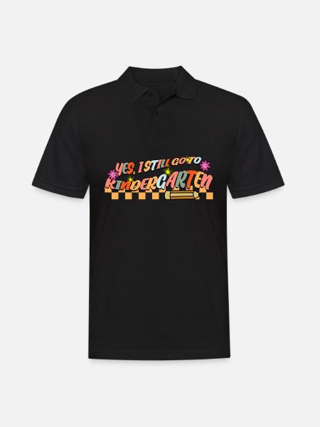 Nursery School Kindergarten - Men's Polo Shirt - black