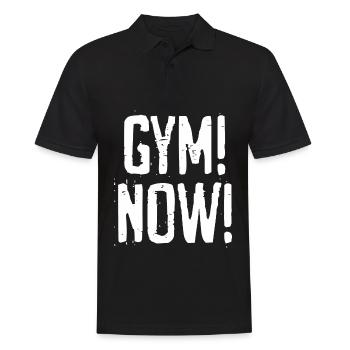 Bodybuilding Motivation Bodybuilder Gym - Men's Polo Shirt - black - Front - Kai (181cm)