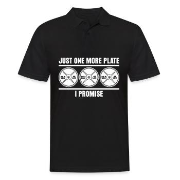 Gym Motivation Bodybuilding - Männer Poloshirt - Schwarz - Vorne - Kai (181cm)