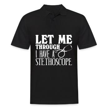 Medicine Anesthetist Doctor Nurse - Männer Poloshirt - Schwarz - Vorne - Kai (181cm)