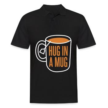 Tasse Théière Thé Sachet - Polo Homme - noir - Devant - Kai (181cm)