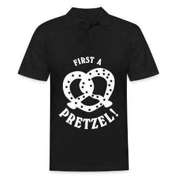 Bretzel Bretzels - Polo Homme - noir - Devant - Kai (181cm)
