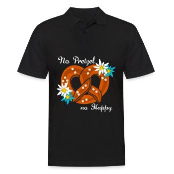 Bretzel Bretzels de Bavière - Polo Homme - noir - Devant - Kai (181cm)
