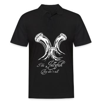 Méduses de méduses de méduses de mer - Polo Homme - noir - Devant - Kai (181cm)