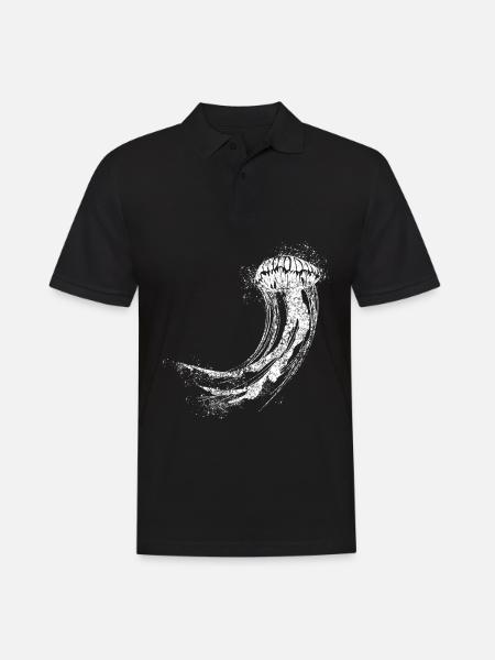 Méduse - Polo Homme - noir