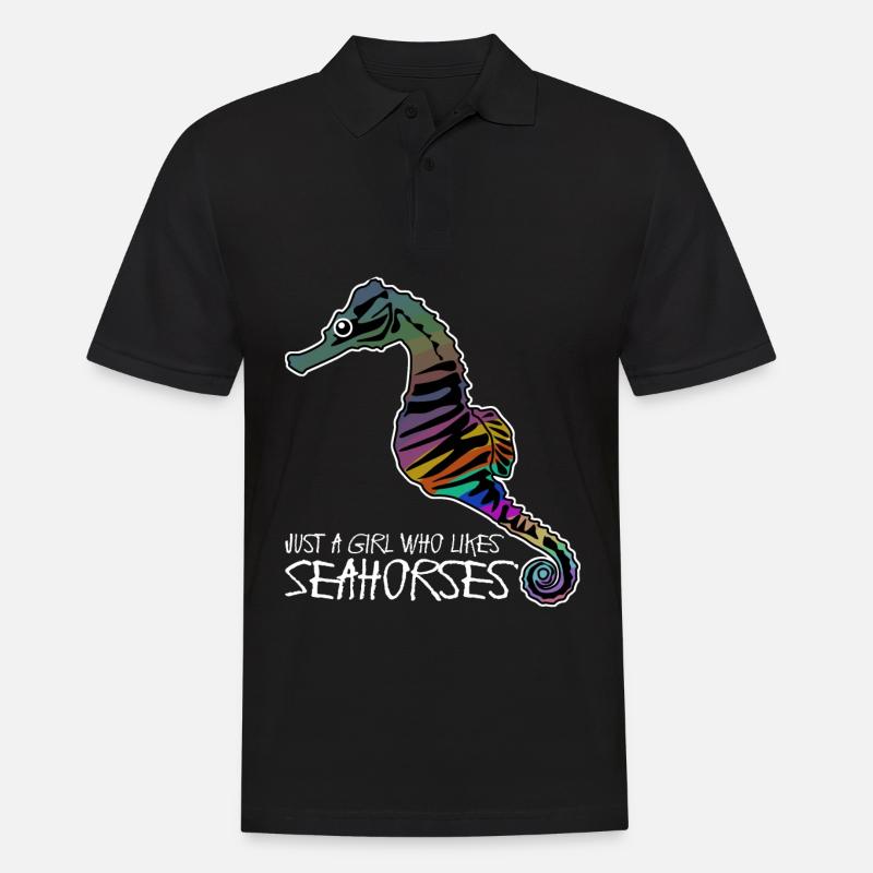 Hippocampe Hippocampe Hippocampes - Polo Homme - noir