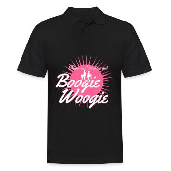 Boogie Woogie Dancing Swing - Men's Polo Shirt - black - Front - Kai (181cm)