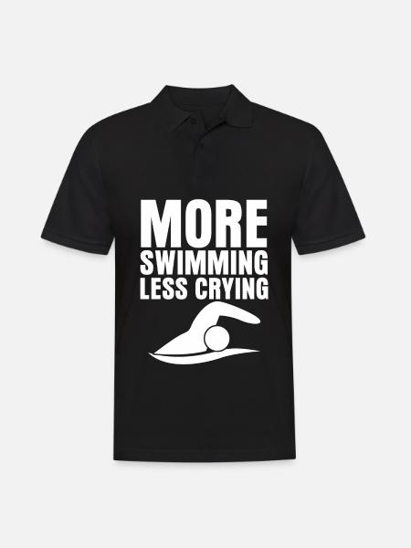 Swimmer Trainer Piscine - Polo Homme - noir