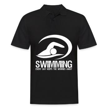 Piscine Triathlon Nageur - Polo Homme - noir - Devant - Kai (181cm)