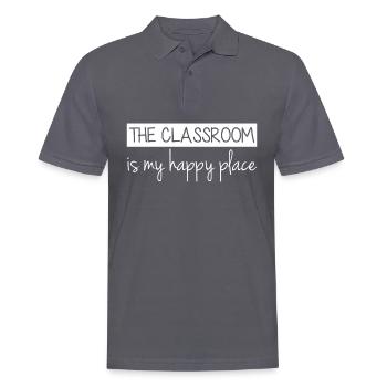 Teachers School College Students Teacher - Men's Polo Shirt - charcoal grey - Front - Nico (186cm)