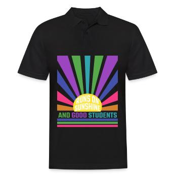 Teaching School Teacher - Männer Poloshirt - Schwarz - Vorne - Kai (181cm)