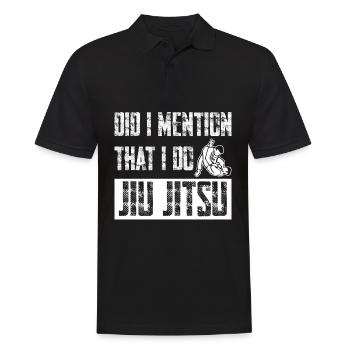 Ju-Jitsu BJJ Jujutsu - Männer Poloshirt - Schwarz - Vorne - Kai (181cm)