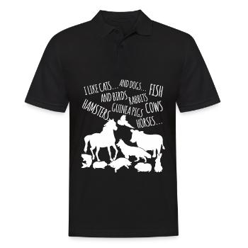 Veterinary Assistant Veterinarian - Men's Polo Shirt - black - Front - Kai (181cm)
