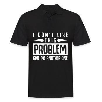 Misanthrop Grumpy Misanthropist Dislike - Männer Poloshirt - Schwarz - Vorne - Kai (181cm)