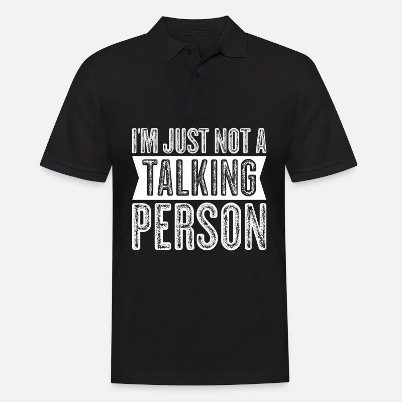 Misanthropist Grumpy Misanthrope - Männer Poloshirt - Schwarz