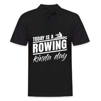 Rowing Club Pédalo Aviron - Polo Homme - noir - Devant - Kai (181cm)