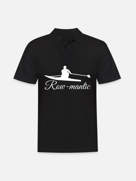 Rowing Club Rowing Boat Romantic - Men's Polo Shirt - black