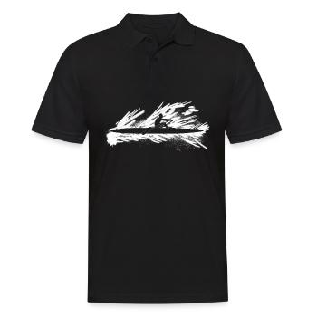 Club d’aviron en bateau - Polo Homme - noir - Devant - Kai (181cm)