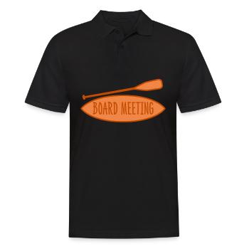 SUP-Board Meeting stand up paddling - Männer Poloshirt - Schwarz - Vorne - Kai (181cm)