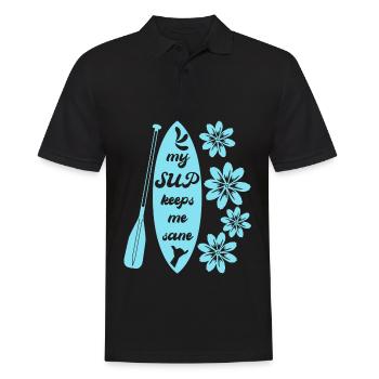 Stand up Paddle Planche de SUP - Polo Homme - noir - Devant - Kai (181cm)