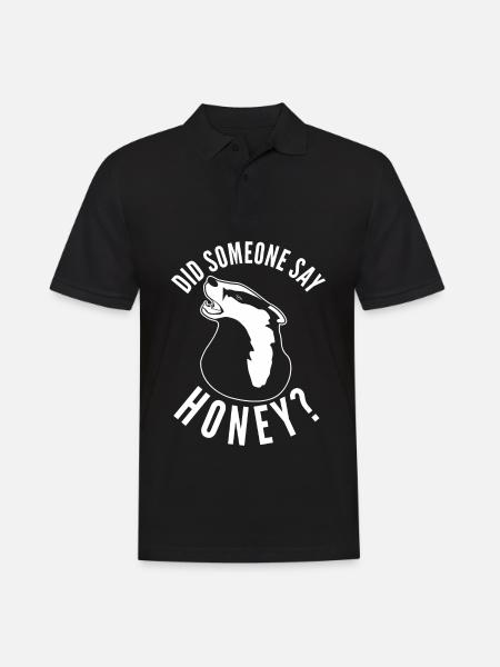 Honey Badgers Honeybadger Honey Badger - Men's Polo Shirt - black