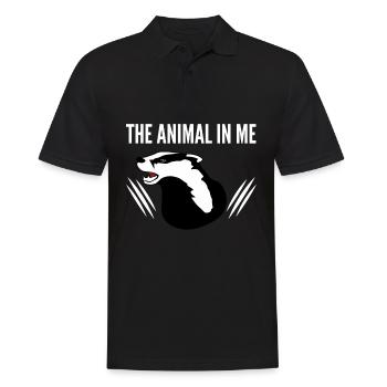 Honey Badger Honey Badgers - Männer Poloshirt - Schwarz - Vorne - Kai (181cm)