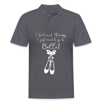 Ballerines Danseuse de Ballet - Polo Homme - charbon - Devant - Nico (186cm)