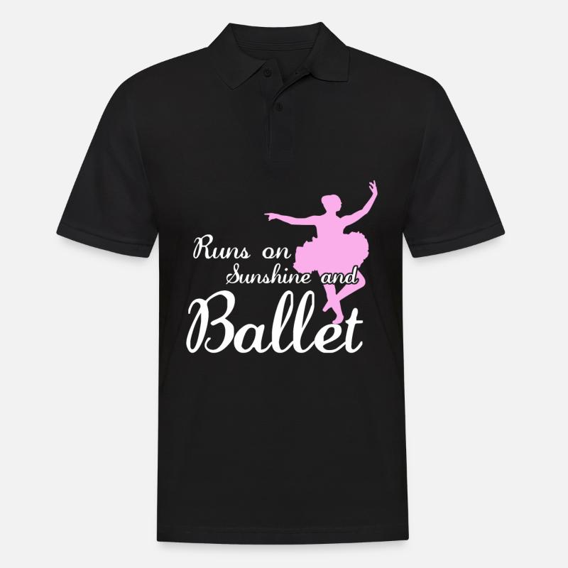 Ballerine Danse Danseuse Ballet - Polo Homme - noir