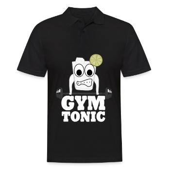 Gymnase Soulevé de terre Motivation Musculation - Polo Homme - noir - Devant - Kai (181cm)