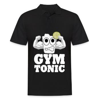 Gym Motivation Bodybuilding Workout - Männer Poloshirt - Schwarz - Vorne - Kai (181cm)