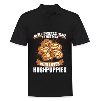 Hushpuppies Hush Puppy Hushpuppy - Männer Poloshirt - Schwarz - Vorne - Kai (181cm)
