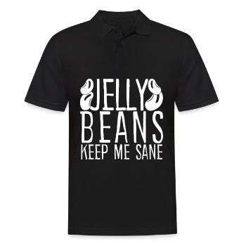 Bonbons à la gelée Bonbons à la gelée de haricots - Polo Homme - noir - Devant - Kai (181cm)
